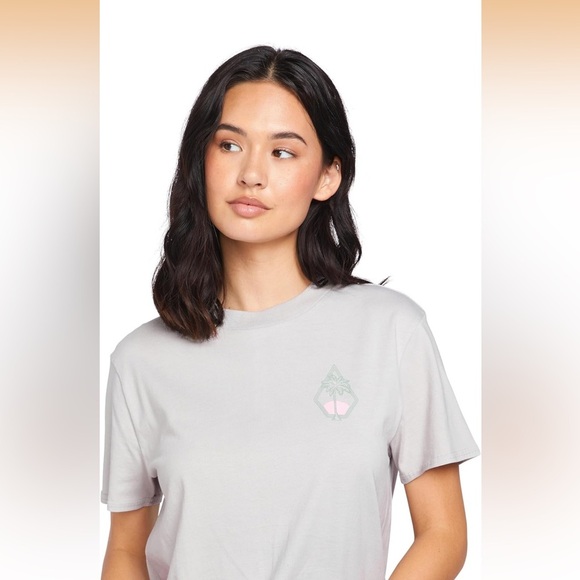 Volcom Lock It Up Tee Light Grey Short Sleeve T-Shirt XXL NWT - Picture 3 of 4